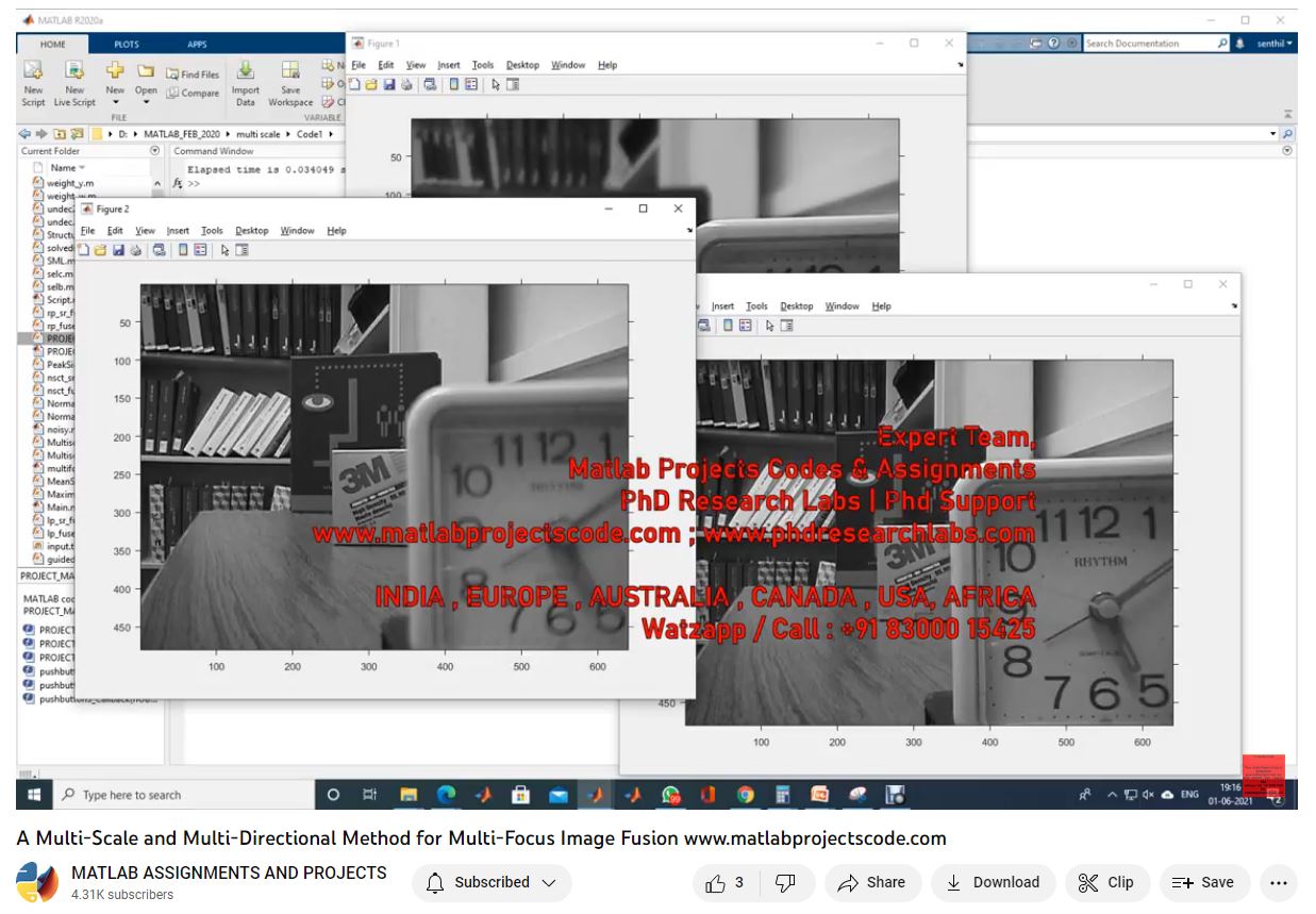 A Multi-Scale And Multi-Directional Method For Multi-Focus Image Fusion project simulation thumbnail for Signal Processing and AI Engineering