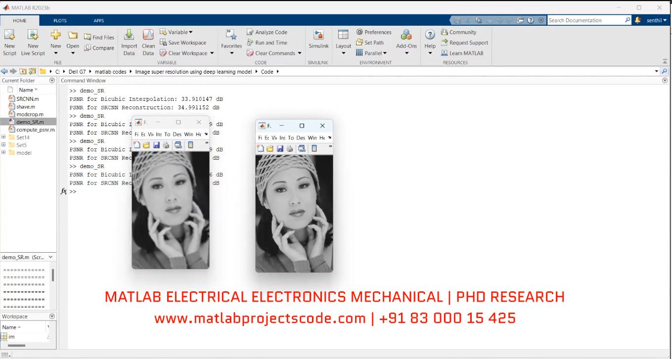 Deep Convolutional Networks Image Super Resolution Matlab Code project simulation thumbnail for Signal Processing and AI Engineering