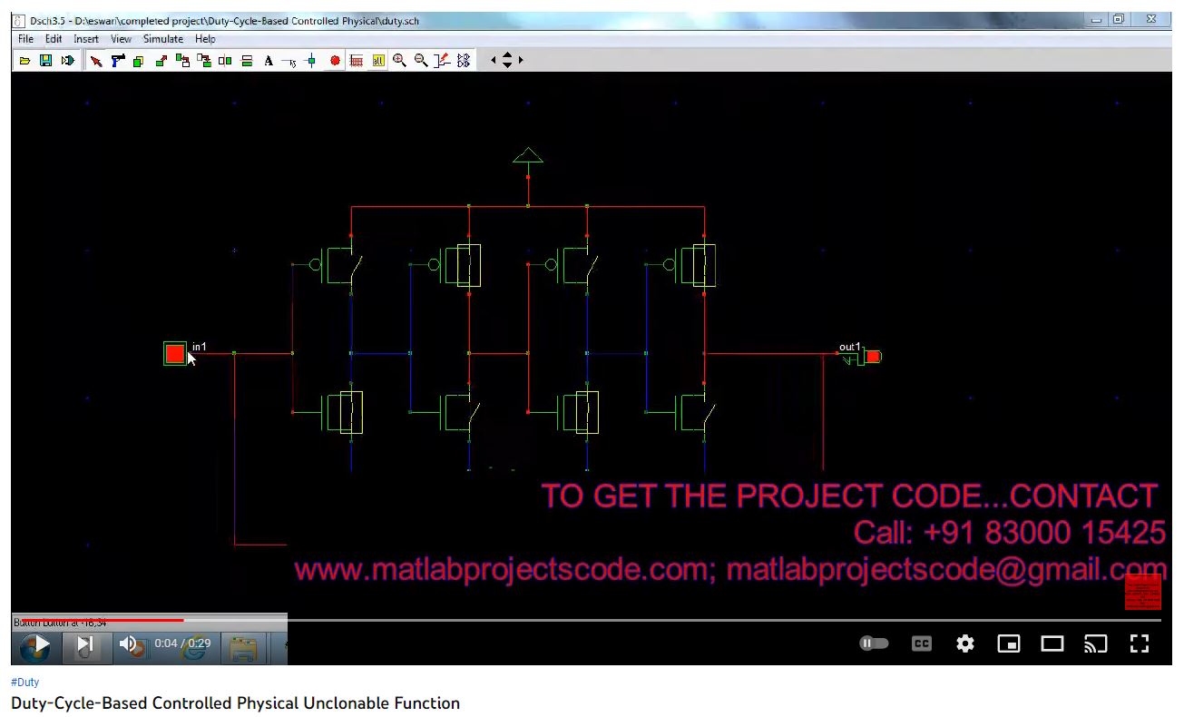 Duty-Cycle-based Controlled Physical Unclonable Function project simulation thumbnail for Control Systems Engineering