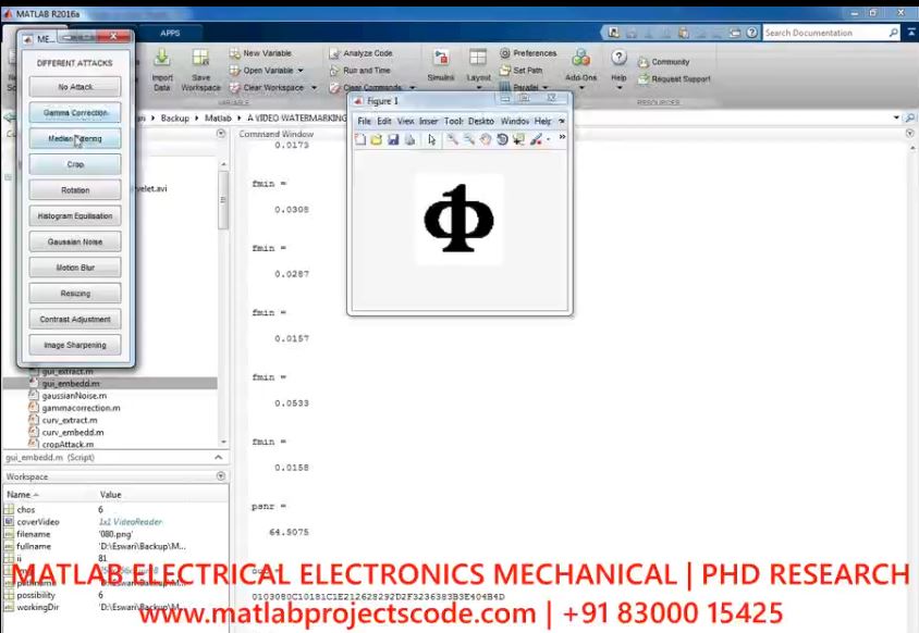Video Watermarking Technique Using Discrete Curvelet Transform project simulation thumbnail for Signal Processing and AI Engineering